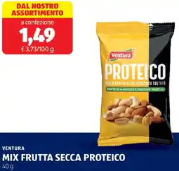 ALDI Ventura mix frutta secca proteico offerta