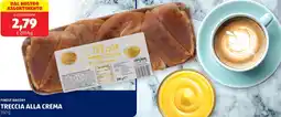 ALDI Finest bakery treccia alla crema offerta