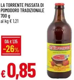 IperFamila La torrente passata di pomodoro tradizionale offerta