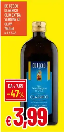 IperFamila De cecco classico olio extra vergine di oliva offerta