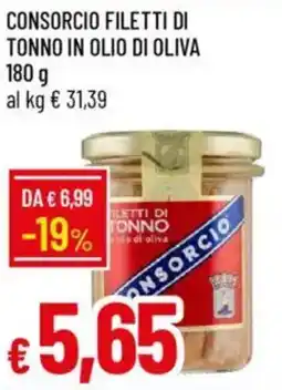 IperFamila Consorcio filetti di tonno in olio di oliva offerta