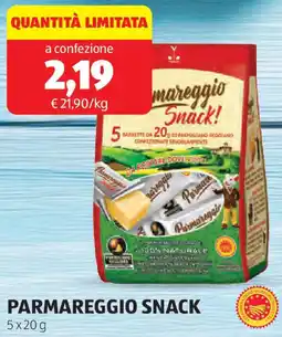 ALDI Parmareggio snack offerta