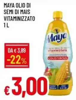 IperFamila Maya olio di semi di mais vitaminizzato offerta