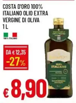 IperFamila Costa d'oro 100% italiano olio extra vergine di oliva offerta