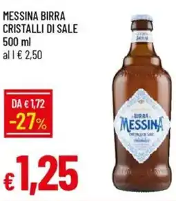 IperFamila Messina birra cristalli di sale offerta