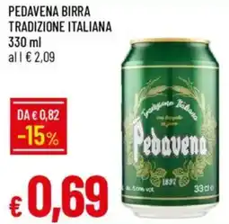 IperFamila Pedavena birra tradizione italiana offerta
