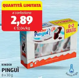 ALDI KINDER PINGUÌ offerta