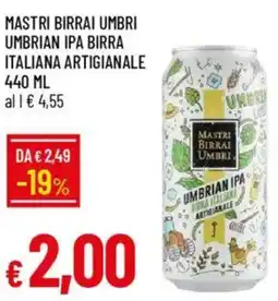 IperFamila Mastri birrai umbri umbrian ipa birra italiana artigianale offerta