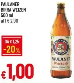 IperFamila Paulaner birra weizen offerta