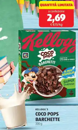 ALDI Kellogg's coco pops barchette offerta