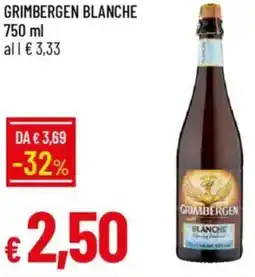 IperFamila Grimbergen blanche offerta
