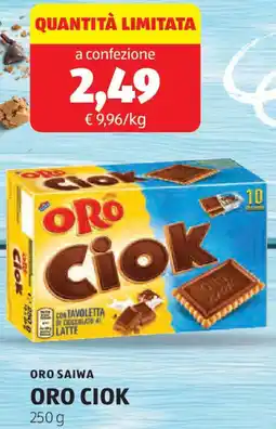 ALDI Oro saiwa oro ciok offerta