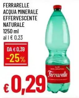 IperFamila Ferrarelle acqua minerale effervescente naturale offerta