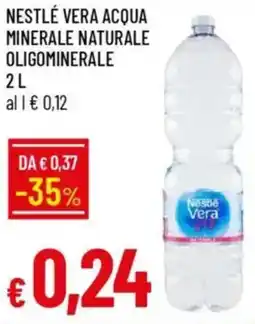 IperFamila Nestlé vera acqua minerale naturale oligominerale offerta
