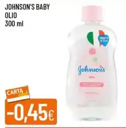 IperFamila Johnson's baby olio offerta