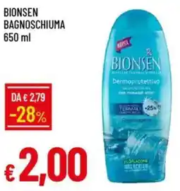 IperFamila Bionsen bagnoschiuma offerta