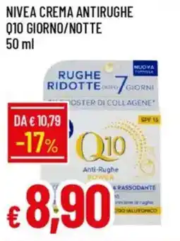 IperFamila Nivea crema antirughe Q10 giorno/notte offerta
