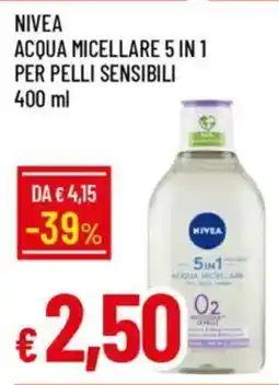 IperFamila Nivea acqua micellare 5 in 1 per pelli sensibili offerta