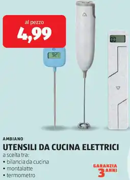 ALDI Ambiano utensili da cucina elettrici offerta