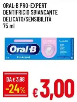 IperFamila Oral-b pro-expert dentifricio sbiancante delicato/sensibilità offerta