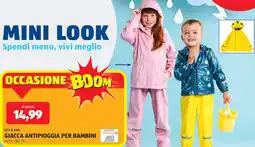 ALDI Lily & dan giacca antipioggia per bambini offerta