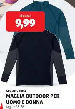 ALDI Adventuridge maglia outdoor per uomo e donna offerta