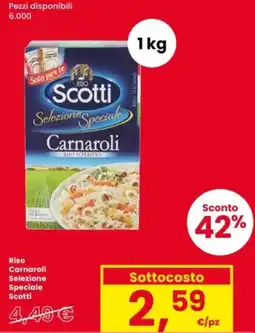 Interspar Riso Carnaroli Selezione Speciale Scotti offerta
