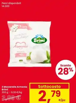 Interspar 3 Mozzarelle Armonia Brimi offerta