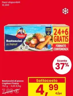 Interspar Bastoncini di pesce Capitan Findus offerta