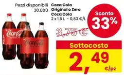 Interspar Coca Cola Original o Zero Coca-Cola offerta