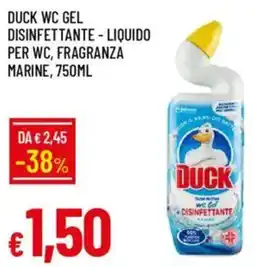 IperFamila DUCK WC Gel disinfettante - liquido per wc, fragranza marine offerta