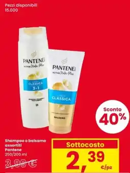 Interspar Shampoo o balsamo assortiti Pantene offerta