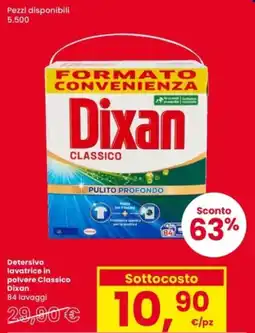 Interspar Detersivo lavatrice in polvere Classico Dixan offerta