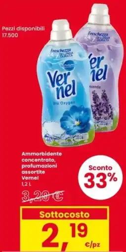 Interspar Ammorbidente concentrato, profumazioni assortite Vernel offerta