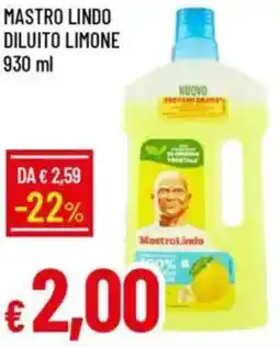 IperFamila MASTRO LINDO diluito limone offerta