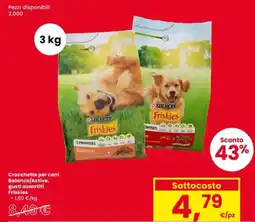 Interspar Crocchette per cani Balance/Active, gusti assortiti Friskies offerta