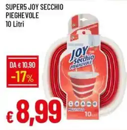 IperFamila Super5 joy secchio pieghevole offerta
