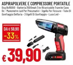 IperFamila Aspirapolvere e compressore portatile offerta