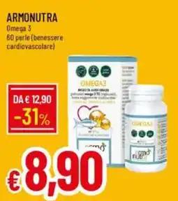 IperFamila ARMONUTRA Omega 3 60 perle benessere cardiovascolare offerta