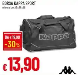 IperFamila BORSA KAPPA SPORT misura offerta
