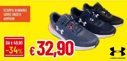 IperFamila SCARPA RUNNING UOMO UNDER ARMOUR offerta