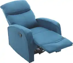 MD Discount POLTRONA RECLINABILE colore blu offerta