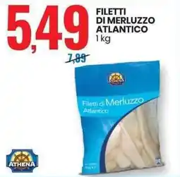 Eurospin Athena filetti di merluzzo atlantico offerta