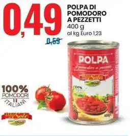 Eurospin Polpa di pomodoro a pezzetti offerta