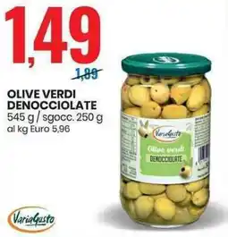 Eurospin VariaGusto olive verdi denocciolate offerta