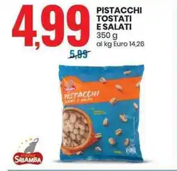 Eurospin Sibamba pistacchi tostati e salati offerta