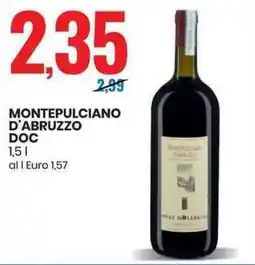Eurospin Montepulciano d'abruzzo doc offerta