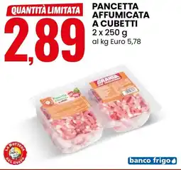 Eurospin Pancetta affumicata a cubetti offerta
