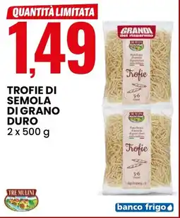 Eurospin Trofie di semola di grano duro offerta