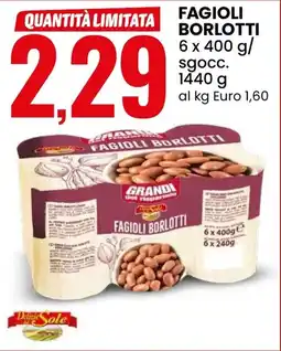 Eurospin Fagioli borlotti offerta